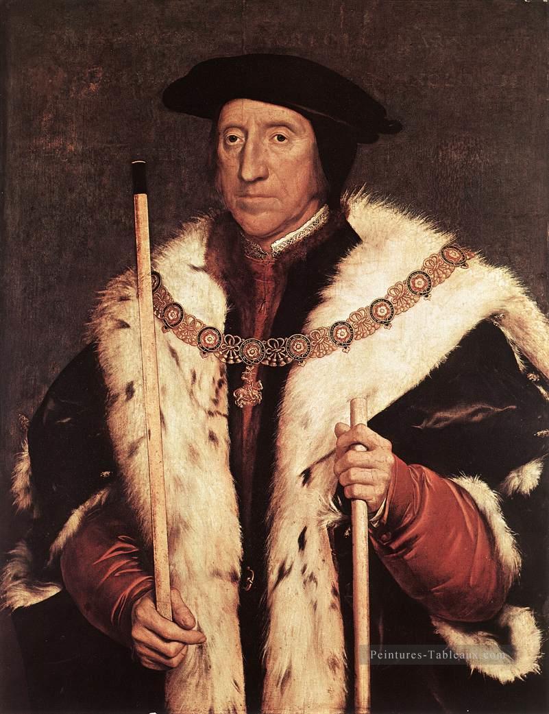 Thomas Howard Prince de Norfolk Renaissance Hans Holbein le Jeune Peintures à l'huile